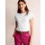 White Women's Boden Supersoft Boat Neck T shirts