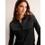 Black Women's Boden Embellished Yoke Cardigan