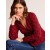 Red Women's Boden V-Neck Peplum Tops