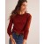Brown Women's Boden Catriona Cotton Crew Sweater