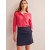 Navy Women's Boden Ponte A-line Mini Skirts