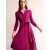 Purple Women's Boden Rachel Knitted Shirts Dress