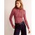 Fuchsia Women's Boden Fitted Check Sweater