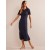Navy Women's Boden Flippy Jersey Midi Dress