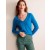 Blue Women's Boden Eva Cashmere V-Neck Sweater