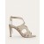 Beige Women's Boden Cut Out Heeled Sandals