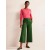 Green Women's Boden Wide-Leg Ponte Culottes Pants