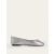 Silver Metal Women's Boden Kitty Flexi Sole Ballet Flats