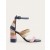Multicolor Women's Boden Woven Striped Heeled Sandals