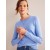 Blue Women's Boden Catriona Cotton Crew Sweater