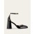 Black Women's Boden Patent-Leather Court Shoes