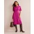 Purple Women's Boden Pleated Midi Dress