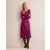 Purple Women's Boden Lucy Jersey Midi Dress