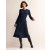 Navy Women's Boden Camille Jersey Midi Dress