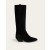 Black Women's Boden Western Suede Knee High Boots