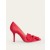 Red Women's Boden Suede-Bow Heeled Court Shoes