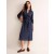 Navy Women's Boden Laura Jersey Midi Shirts Dress