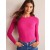 Pink Women's Boden Cotton Ribbed Long Sleeve Tops