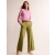 Green Olive Women's Boden Wide Leg Ponte Pants