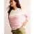 White / Pink Women's Boden Francesca Stripe Sweater