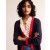 Navy Women's Boden Alma Contrast Trim Cardigan