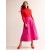 Pink Women's Boden Taffeta Pull-on Midi Skirts