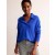 Deep Blue Women's Boden Collared Cashmere Henley Cardigan