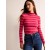 Light Red / Pink Women's Boden Anna Rib Roll Neck Tops