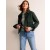 Green Women's Boden Collared Textured Wool Jacket