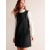 Black Women's Boden Pocket Detail Mini Shift Dress