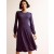 Navy Women's Boden Camille Jersey Midi Dress
